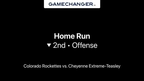First over the fence home run against Cheyenne Extreme on birthday