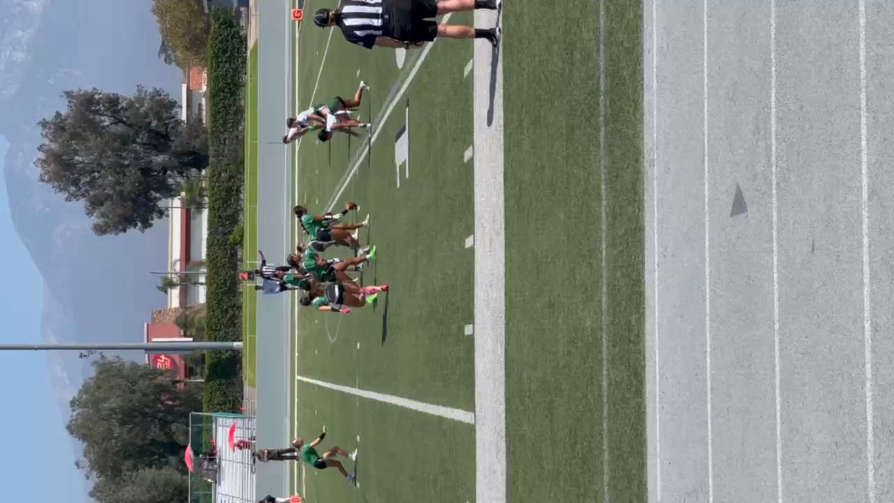 Difficult catch sealing the win against Santiago