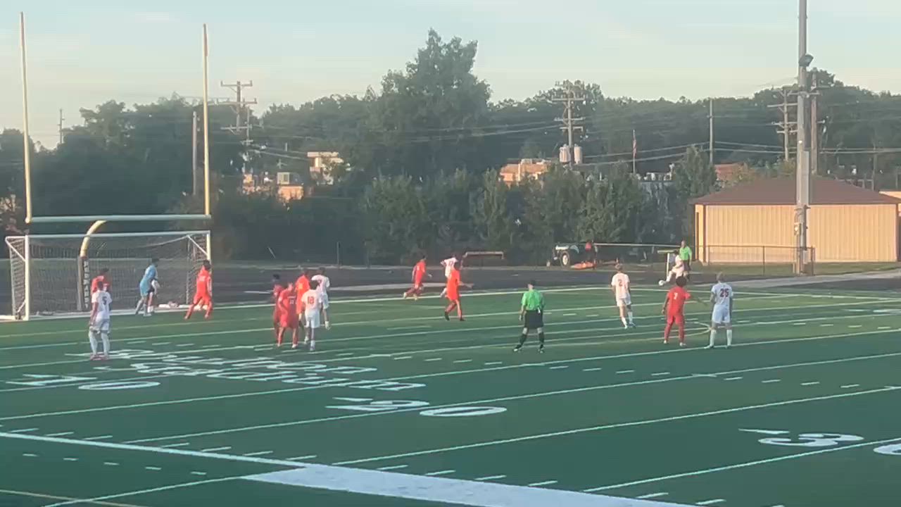 Corner kick leads to a goal. To put us ahead 2-0