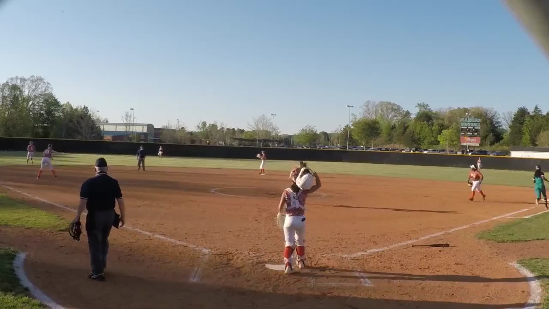 Kayden with the triple