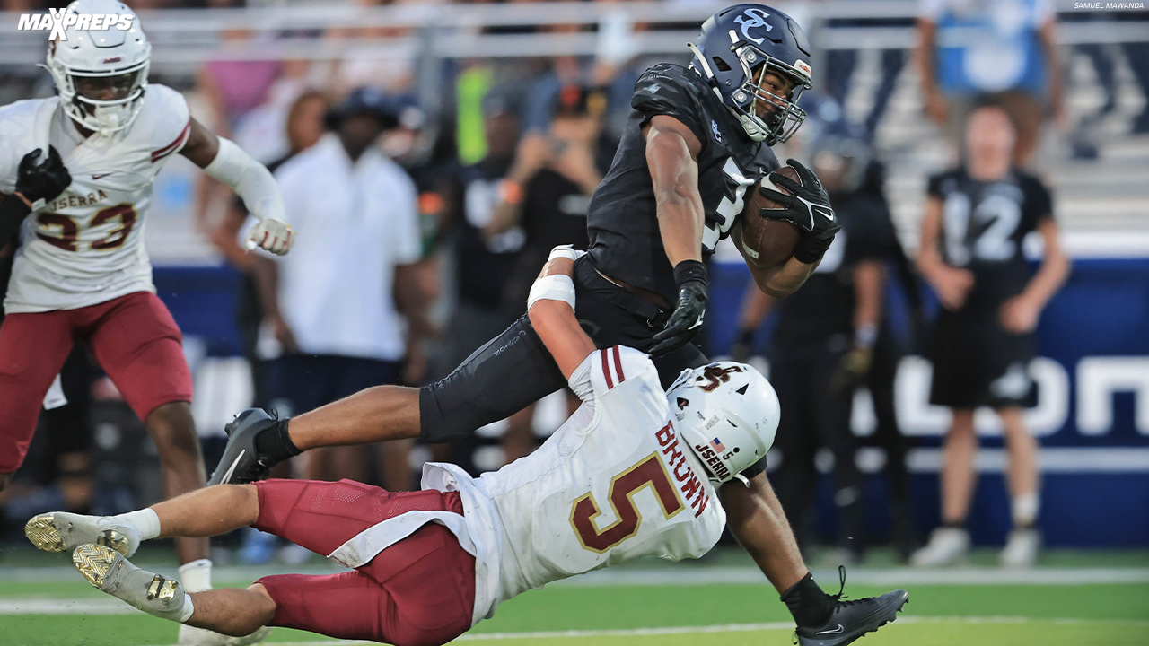 Highlights of Sierra Canyon's (Chatsworth, CA) 35-0 win over JSerra Catholic (San Juan Capistrano, CA).