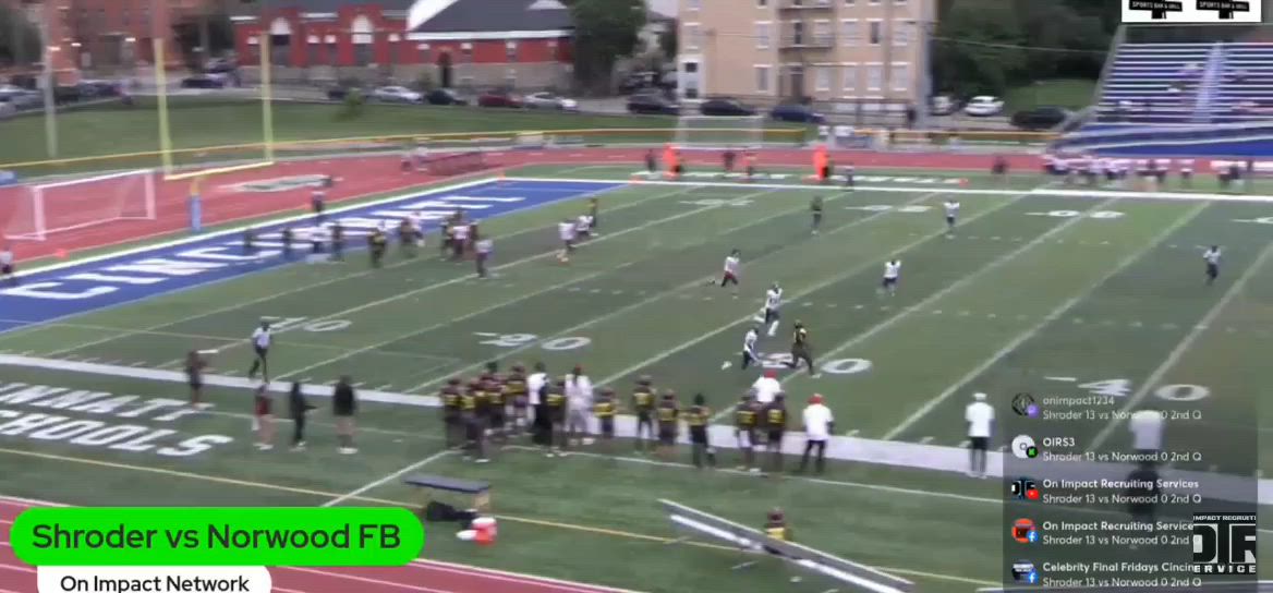 40+  yard gain